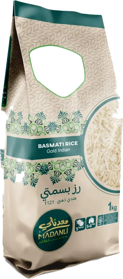 أرز بعبوة خضراء داكنة